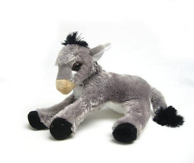 

Wishpets 9" Lying Donkey Plush(Grey)