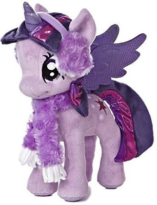 Aurora World My Little Pony Winter Princess Twilight Sparkle Plush10"(Purple)