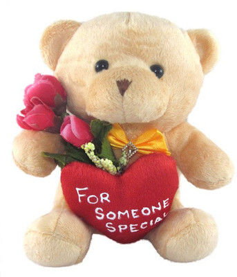 

Tickles For Someone Special Heart Teddy - 15 cm(Brown)