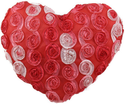 

Tickles Beautiful Heart Shaped Cushion Valentine Gift Love - 25 cm(Red)
