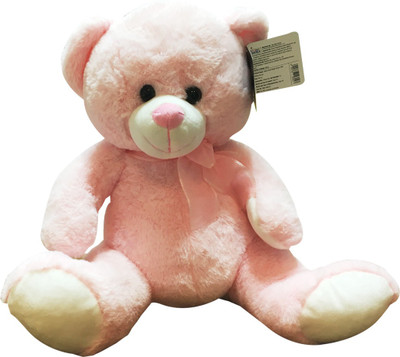 

Starwalk Bear Plush Pink Colour with Ribbon - 25 cm(Pink)