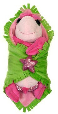

Fiesta Toys 11" Pink Sea Turtle In Blanket Babies Plush Animal - 11 inch(Green)