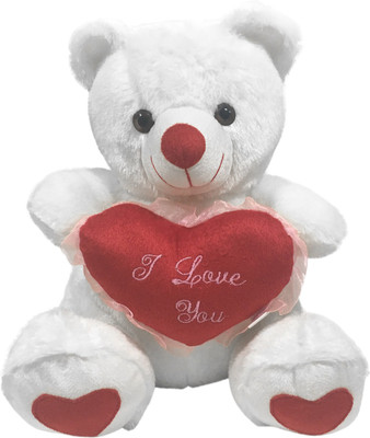 

Ultra Valentine I Love You Teddy - 15 inch(White, Red), Red;white