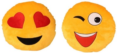 

Deals India Hearts Smiley and Wink Smiley - 10 cm(Yellow)