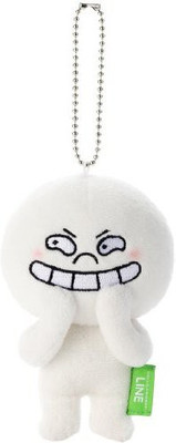 

Takara Tomy Arts Line Character Plush Doll Ball Chain (Moon) Mn1(White)