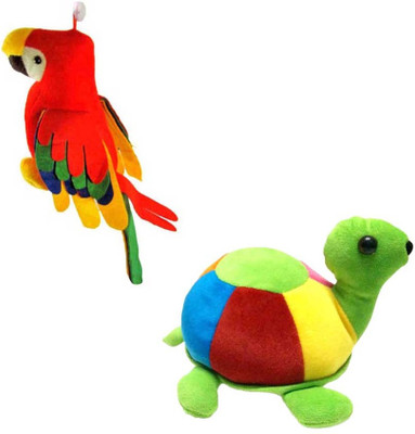 

Deals India Musical Parrot And Tortoise Combo - 11 inch(Multicolor)