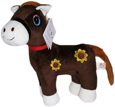 

Soft Buddies New Horse - Dark Brown - 6 inch(Brown)
