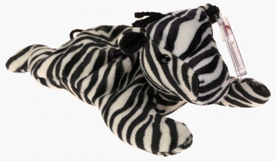 ty Beanie Babies Ziggy The Zebra - 9.8 inch(Black)