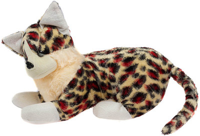 Fashion Knockout Cat Red Black Spotted - 18 cm(Red)