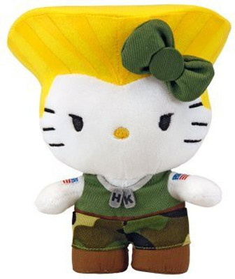 Toynami Hello Kitty Guile Mini Plush(White)