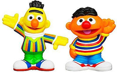 

Playskool Sesame Street S2Packbert & Ernieofficially Licensed(Orange)