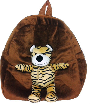 

Soft Buddies Plush Toy Bag With Animal - Tiger - 10.4 inch(Brown)