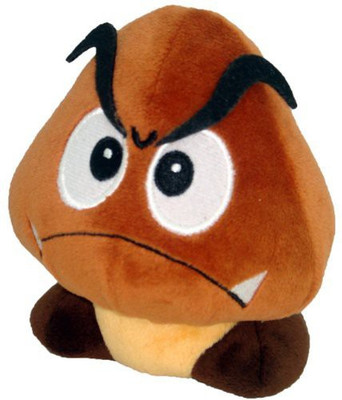 

Sanei Super Mario Plush - 5" Goomba Soft Stuffed Plush Toy Japanese Import - 25 inch(Multicolor)