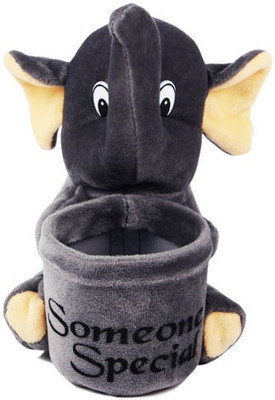 

Funky Elephant Pen Stand Ss - 10 inch(Grey)