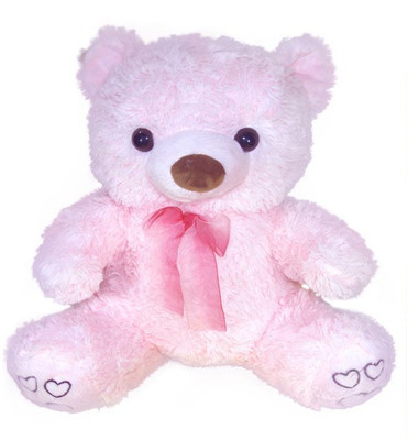 

Tickles Smiling Teddy Sitting - 48 cm(Pink)