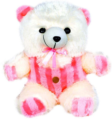 

Deals India Soft Cream Teddy - 10 inch(Pink, White)