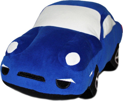 

Creative India Exports 100% Polyester Blue Car Soft Toy - 39 cm(Blue)