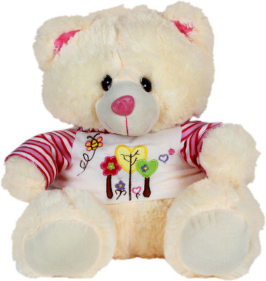 

Annie Stuff Toy Fun Dress Teddy Bear 40 Cms - 15 cm(Beige)