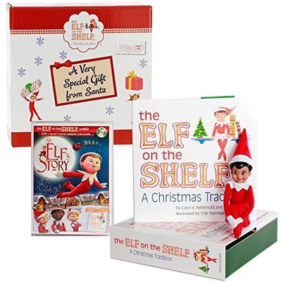 

The Elf on the Shelf Brown Eyed Boy With Bonus "An Elf Story" - 5.9 inch(White)