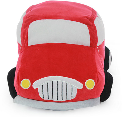 

Tomafo CAR PILLOW - 25 cm(Red, Black), Black;red