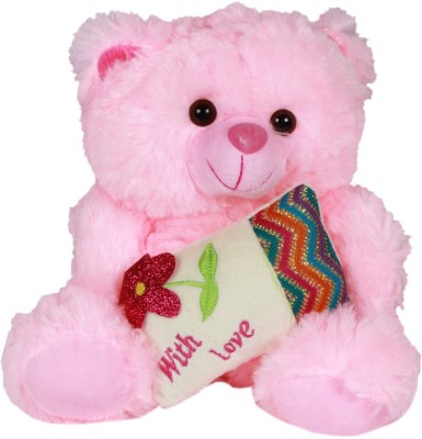 

Annie Stuff Toy Teddy Bear With Pillow 30 Cms - 12 cm(Pink)