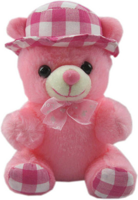

Advance Hotline Teddy bear with cap - 12 cm(Pink)