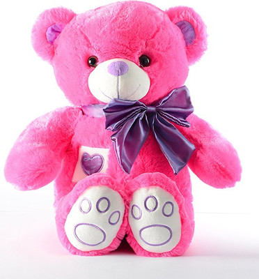 

Dimpy Bear W/Silk Bow - 50 cm(Rani)