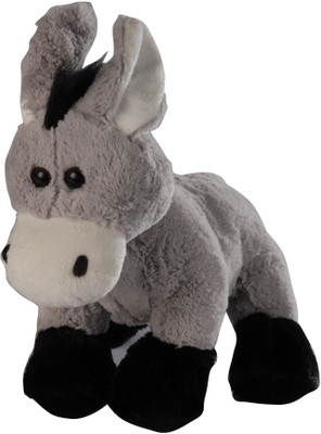 

Soft Buddies Animal with Bell - Donkey - 9 inch(Grey)