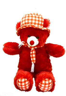

Ktkashish Toys Kashish Cute Red Cap Teddy Bear 70 Cm - 27 inch(Red)