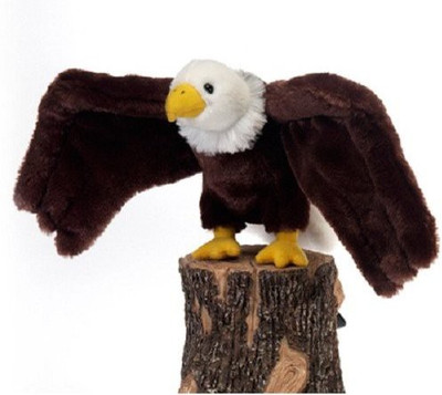 

Fiesta Toys 9" Bald Eagle Bird Plush Stuffed Animal Toy - 20 inch(Multicolor)