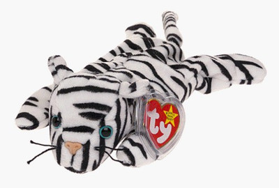 

TY Beanie Babies Blizzard The White Tiger - 8 inch(White)