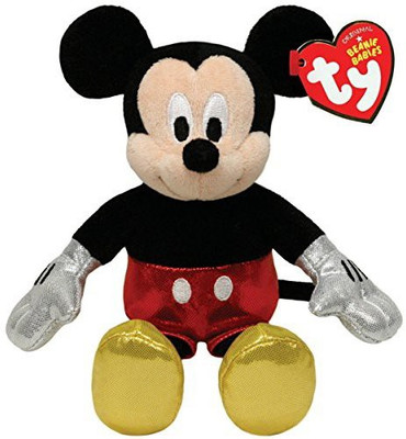 

TY Beanie Babies Mickey Sparkle Medium Plush(Black)