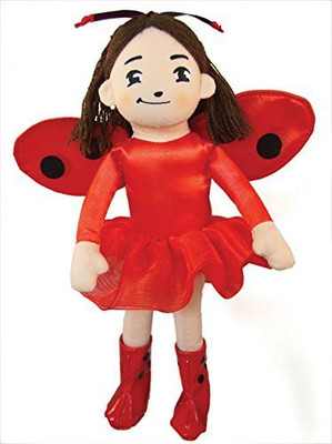 

MerryMakers Ladybug Girl Plush Doll10Inch(Red)
