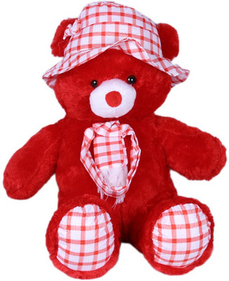 

Joy Playable Soft Teddy - 21 Inch(Red)