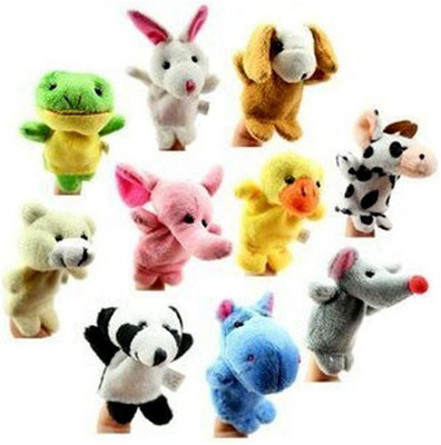 

PIST Soft Toys Finger Poppet 10 pcs set - 5 cm(Multicolor)