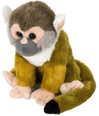 

Wild Republic Cuddlekin Squirrel Monkey 12" Plush - 8 inch(Brown)