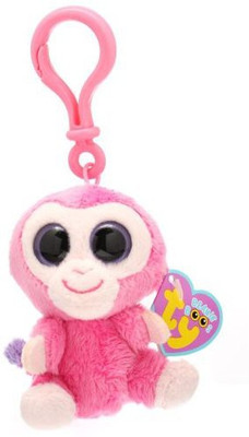 ty Beanie Boos Razberryclip The Monkey(Pink)