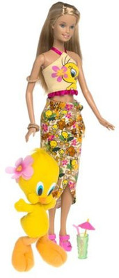 

Barbie Year 2003 Looney Tunes Back In Series 12 Inch Doll Set(Yellow)