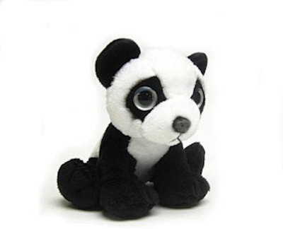 

Wishpets 6" Sweet Eyes Panda Plush(Black)
