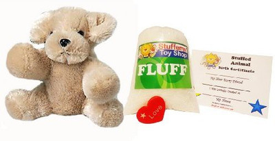 

Mini Plush Make Your Own Animal Mini 8 Inch Lab Dog Kit No Sewing - 12.6 inch(Brown)