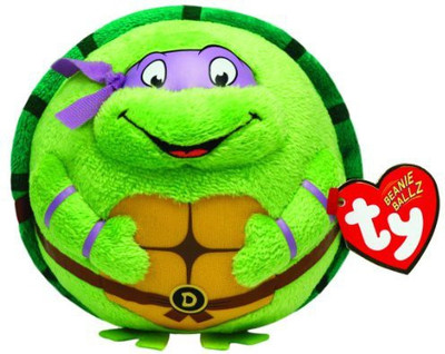 

TY Beanie Babies Donatello Purple Mask(Green)