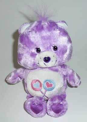 

Play Along Care Bear *Share Bear* Charmers "8 Bear - 42 cm(Purple)
