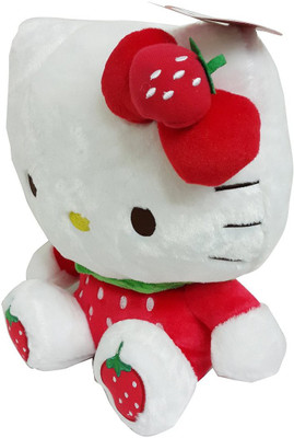 

Hello Kitty Sitting Plush Strawberry Style - 9 inch(Red)