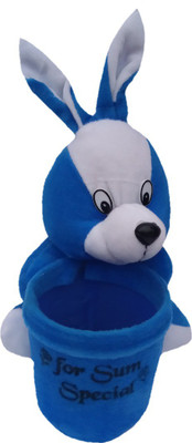 

Aparshi Rabbit Stuffed Toy pen holder - 18 cm(Blue)