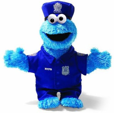 

Gund Cookie Monster Nyc Policeman(Blue)