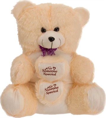 kashish trading company KTC Beige Fur Teddy Bear 14 inch Beige kashish trading company Soft Toys