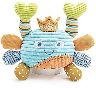 

Burton & Burton Zachary Crab Plush Rattle 10" - 65 inch(Blue)