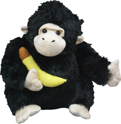 

Tipi Tipi Tap Cute Monkey With Banana Soft Toy - 35 cm(Multicolor)