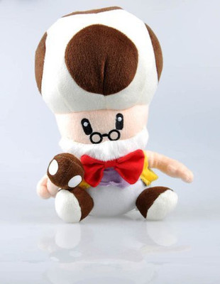 

Nintendo Hard To Find Super Mario Brothers Toad 10" Plush Old - 16 inch(White)