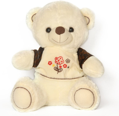 

V Golly Jolly Nx Cute Cream Dress Teddy 8-12b - 45 cm(Multicolor)